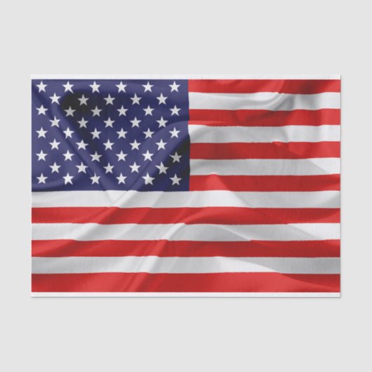 De vlag van de Verenigde Staten van Amerika Tissuepapier (Voorkant)