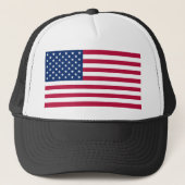 De vlag van de Verenigde Staten van Amerika Trucker Pet (Voorkant)