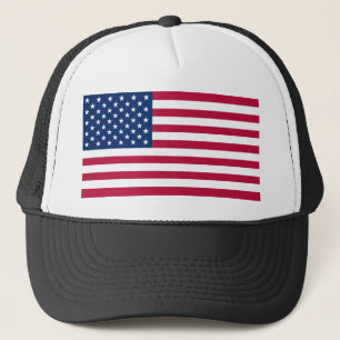 De vlag van de Verenigde Staten van Amerika Trucker Pet