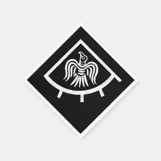 De vlag van de Vikings Raven Banner Servetten (Hoek)