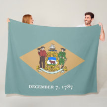De vlag van Delaware (DE, VS)