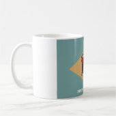 De vlag van Delaware (DE, VS) Koffiemok (Links)