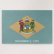 De vlag van Delaware (DE, VS)