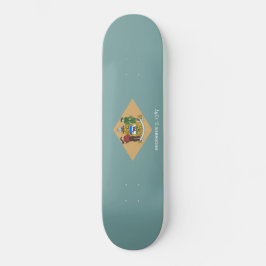 De vlag van Delaware (DE, VS) Persoonlijk Skateboard
