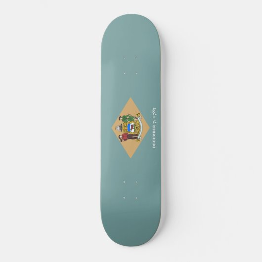 De vlag van Delaware (DE, VS) Persoonlijk Skateboard (Voorkant)