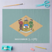 De vlag van Delaware (DE, VS) Tissuepapier (Craft)