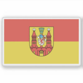 De vlag van Demmin Sticker