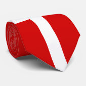 De vlag van Denemarken Stropdas (Opgerold)