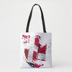 de vlag van Denemarken Tote Bag