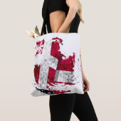 de vlag van Denemarken Tote Bag (Dichtbij)
