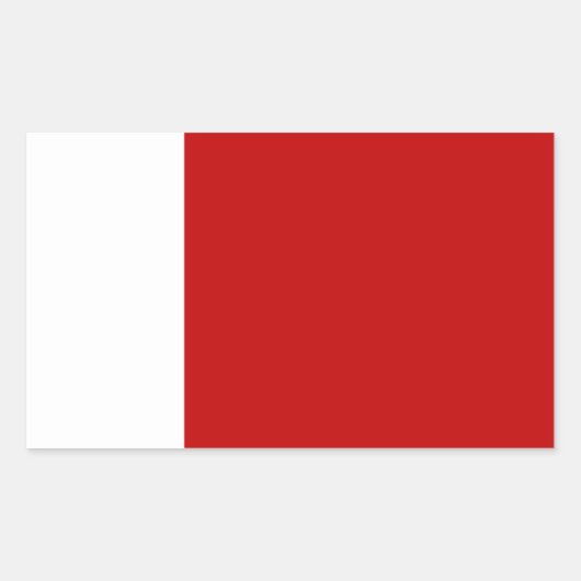 De vlag van Dubai. UAE/u.a.e. Verenigde Arabische  Rechthoekige Sticker (Voorkant)