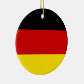 De vlag van Duitsland Keramisch Ornament (Rechts)