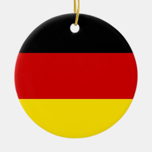 De vlag van Duitsland Keramisch Ornament (Voorkant)