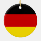 De vlag van Duitsland Keramisch Ornament (Achterkant)