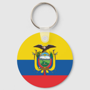 De Vlag van Ecuador Sleutelhanger