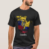 de vlag van Ecuador T-shirt (Voorkant)