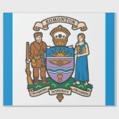 De vlag van Edmonton (Alberta, Canada) Cadeaupapier (Vlak)