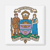 De vlag van Edmonton (Alberta, Canada) Magneet (Voorkant)