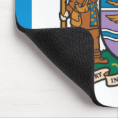 De vlag van Edmonton (Alberta, Canada) Muismat (Hoek)