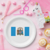 De vlag van Edmonton (Alberta, Canada) Papieren Bordje (Feest)