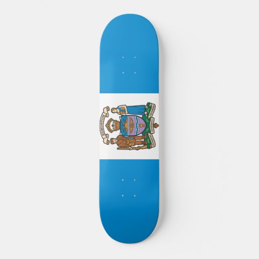 De vlag van Edmonton (Alberta, Canada) Persoonlijk Skateboard (Voorkant)