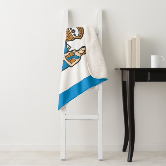 De vlag van Edmonton (Alberta, Canada) Sherpa Deken (In situ)