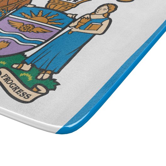 De vlag van Edmonton (Alberta, Canada) Snijplank (Hoek)