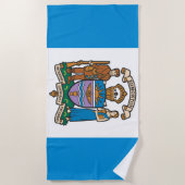 De vlag van Edmonton (Alberta, Canada) Strandlaken (Voorkant)
