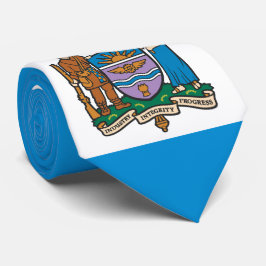 De vlag van Edmonton (Alberta, Canada) Stropdas