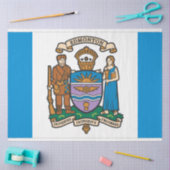 De vlag van Edmonton (Alberta, Canada) Tissuepapier (Craft)