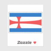 De vlag van Eisenach Sticker (Vel)