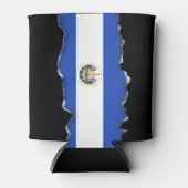 De vlag van El Salvador Blikjeskoeler (Voorkant)