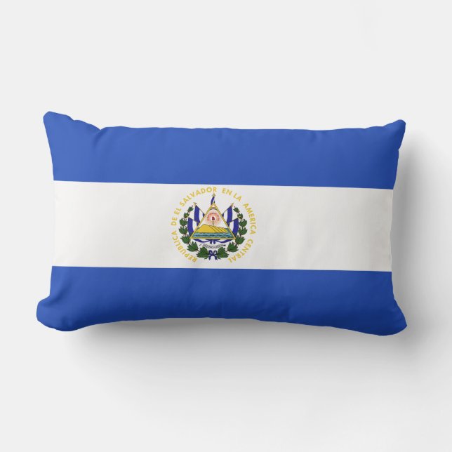 De vlag van El Salvador Kussen (Voorkant)