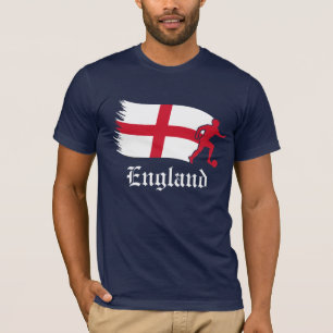 De vlag van Engeland Football T-shirt
