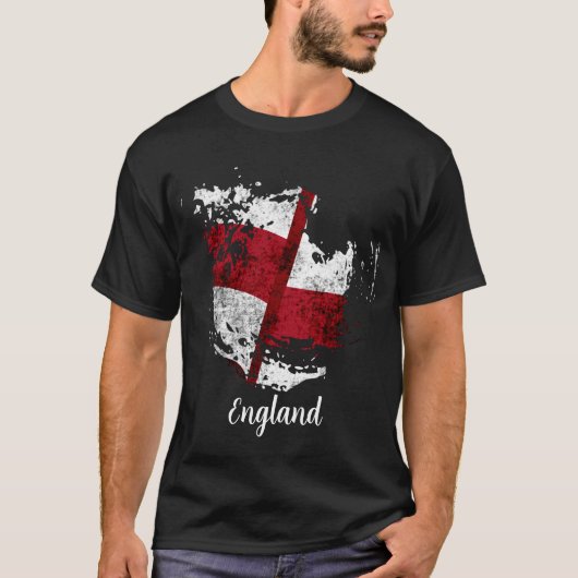 de vlag van Engeland T-shirt (Voorkant)