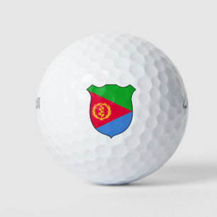 De vlag van Eritrea Grand Patriotic Golfballen