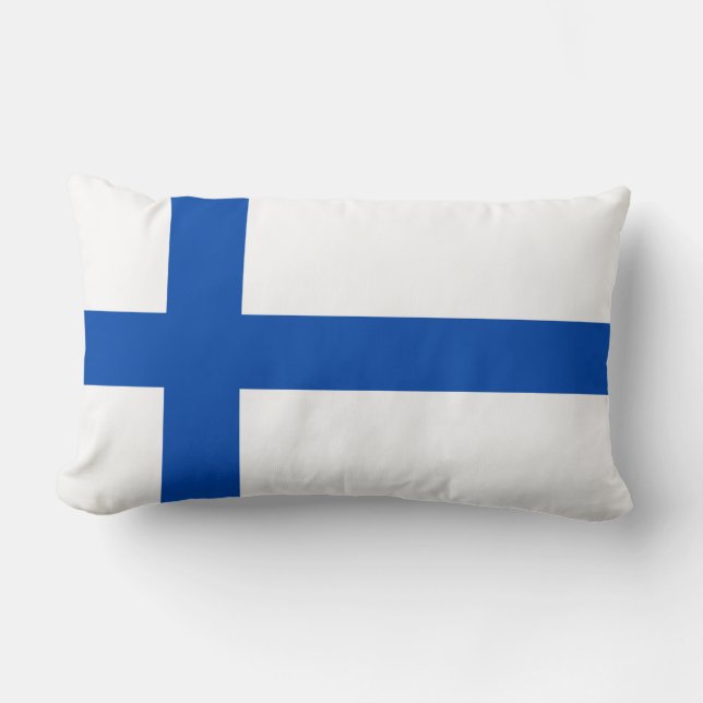De Vlag van Finland - Suomen Lippu Kussen (Voorkant)