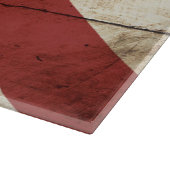 De vlag van Florida op de oude houten graan Snijplank (Hoek)