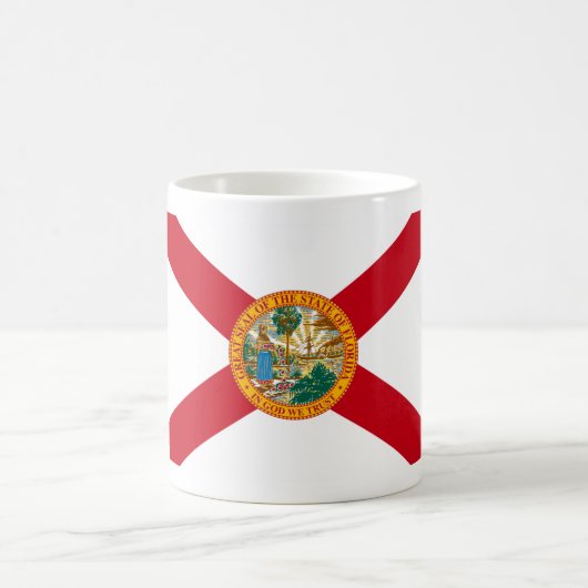 De vlag van Florida: Sunshine State of Floridians Koffiemok (Center)