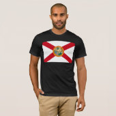 De vlag van Florida: Sunshine State of Floridians T-shirt (Voorkant volledig)