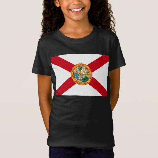 De vlag van Florida: Sunshine State of Floridians T-shirt (Voorkant)