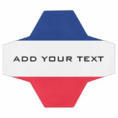 De vlag van Frankrijk gepersonaliseerd Voetbal (Enkel)