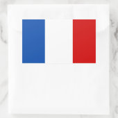 De vlag van Frankrijk Rechthoekige Sticker (Tas)