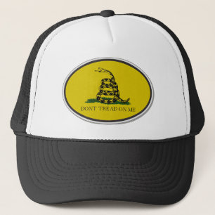 De vlag van Gadsden kan me niet lezen op mijn ovaa Trucker Pet