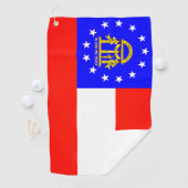 De vlag van Georgia Golf Towel Golfhanddoek (Insitu)