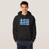 De vlag van Griekenland  Hoodie (Voorkant volledig)