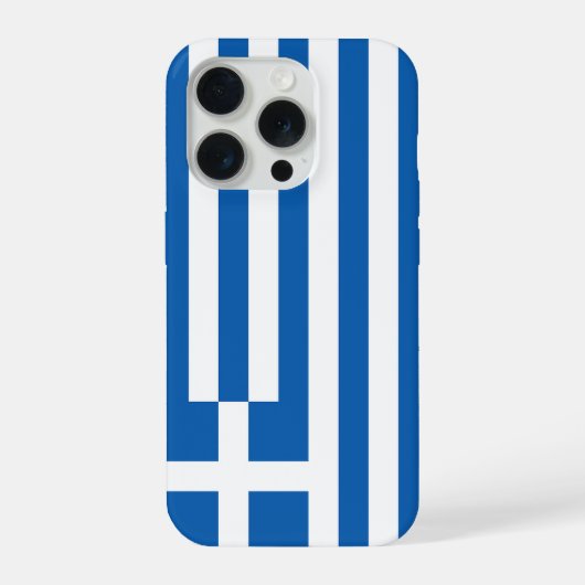 De vlag van Griekenland iPhone Hoesje (Achterkant)