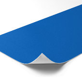 De vlag van Griekenland Poster (Hoek)