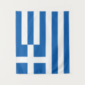 De vlag van Griekenland Wandkleed (Voorkant)