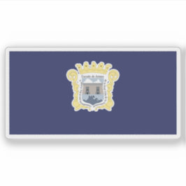 De vlag van Guanabacao, Cuba Sticker